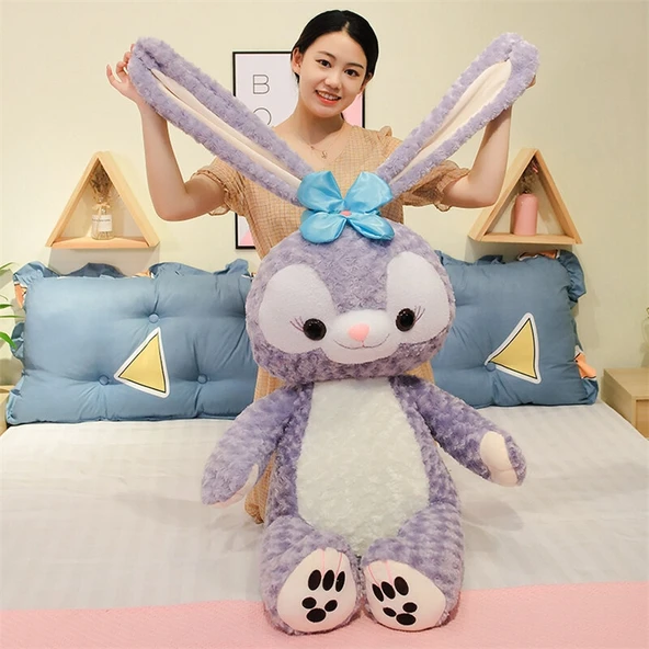 StellaLou Peluş Oyuncak Bebek - Mor - 130cm - 10