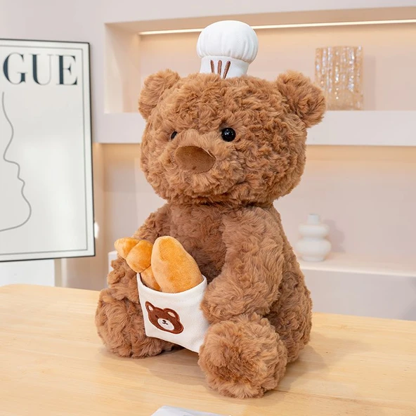 Peluş Oyuncak Ayı - Kahverengi - 42cm