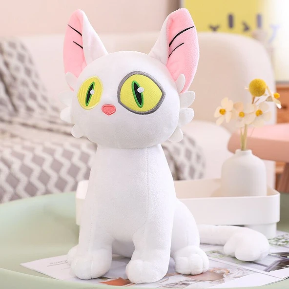 Suzume no Tojimari Daijin Kedi Peluş Oyuncak - Beyaz 25cm