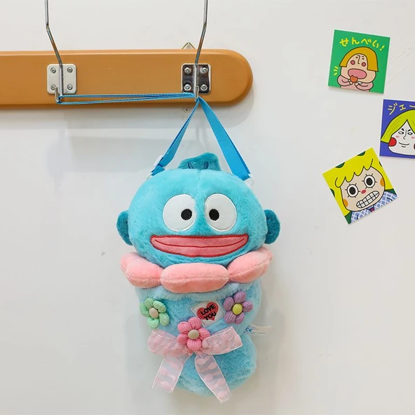 Çirkin Balık Buket Peluş Çanta - 26cm