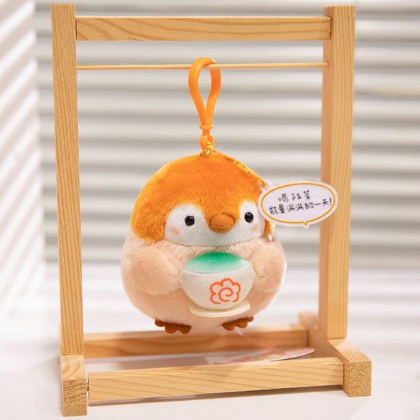 Kamp Serisi Peluş Oyuncak - Çay Keyfi Penguen - 10cm