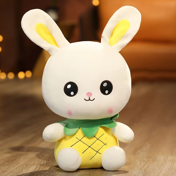 Meyveli Tavşan Peluş Oyuncak - Ananas Tavşan 30cm