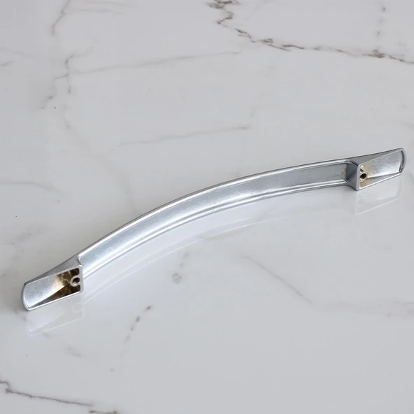 Elif Krom Metal 10 ADET Kulp 160 mm-16 cm Mobilya Çekmece Mutfak Dolap Kapak Kulpları Kulbu Kulpu - 4