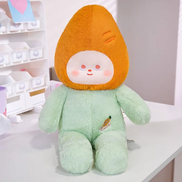 Sebze Bebek Serisi Havuç Peluş Oyuncak - 50cm