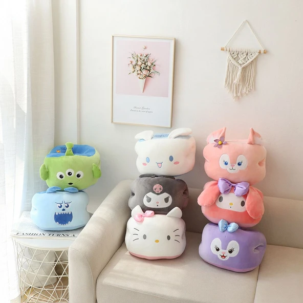 Çizgi Film Temalı Uyku Yastığı - Yeti - 33x27cm