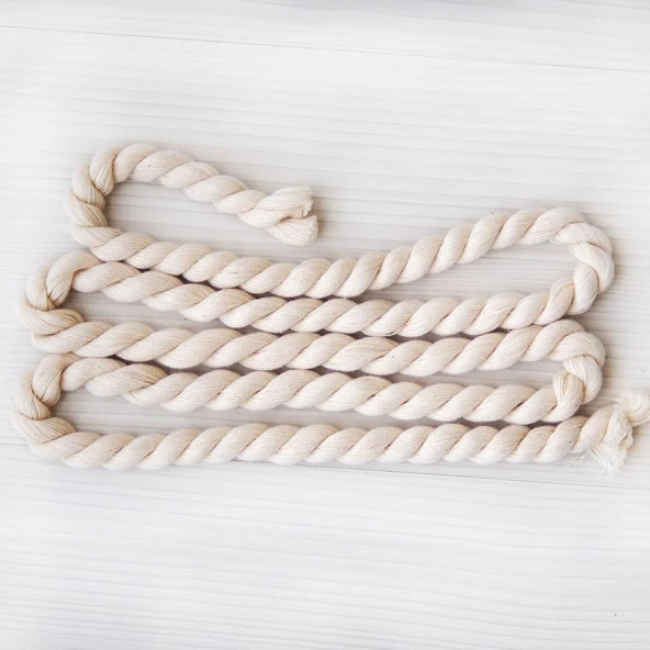 10 Mm Makrome Hamak İpi Krem ( 10 Metre )