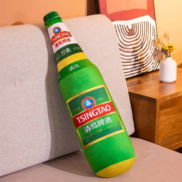 Bira Peluş Yastık - Qingdao - 60cm