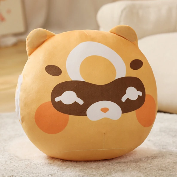 Guoba Yuvarlak Yastık Üzgün İfade 10cm