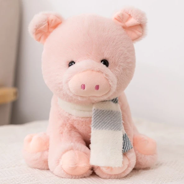 Kubo Hayvan Serisi Peluş Oyuncak - Pembe 25cm