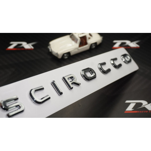 VW Volkswagen Scirocco Bagaj Krom ABS 3M 3D Yazı Logo Amblem