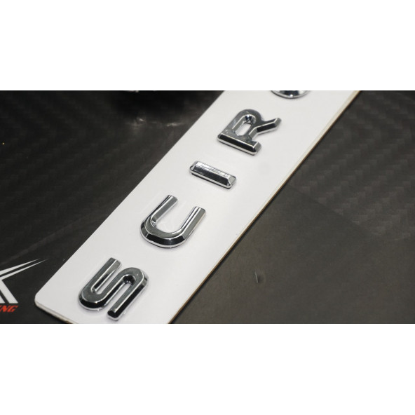 VW Volkswagen Scirocco Bagaj Krom ABS 3M 3D Yazı Logo Amblem - 3