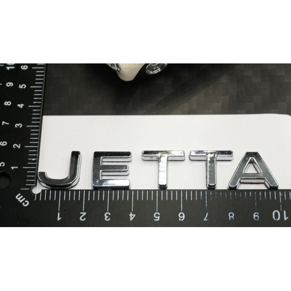 Volkswagen Jetta 2014-2021 Bagaj 3M 3D Krom ABS Yazı Logo Amblem - Resim 6