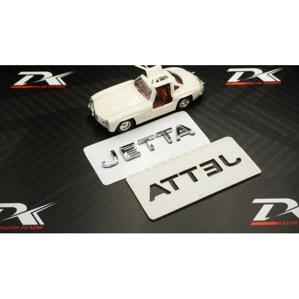 Volkswagen Jetta 2014-2021 Bagaj 3M 3D Krom ABS Yazı Logo Amblem - Resim 7