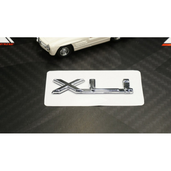 Toyota Corolla XLİ Bagaj Krom ABS 3M 3D Yazı Logo Amblem - 3