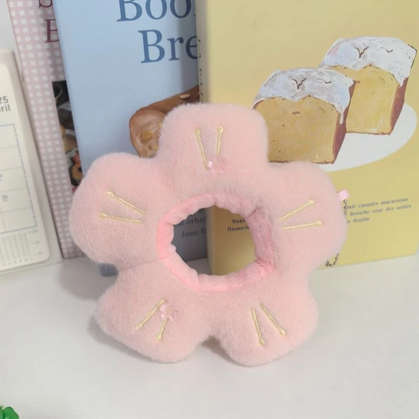 10cm Oyuncak Bebek Yonca Taç - Açık Pembe Kiraz Çiçeği