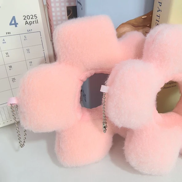 10cm Oyuncak Bebek Yonca Taç - Açık Pembe Kiraz Çiçeği - 7