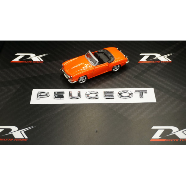 Peugeot Yeni Nesil Bagaj 3M 3D Krom ABS Logo Amblem - 2