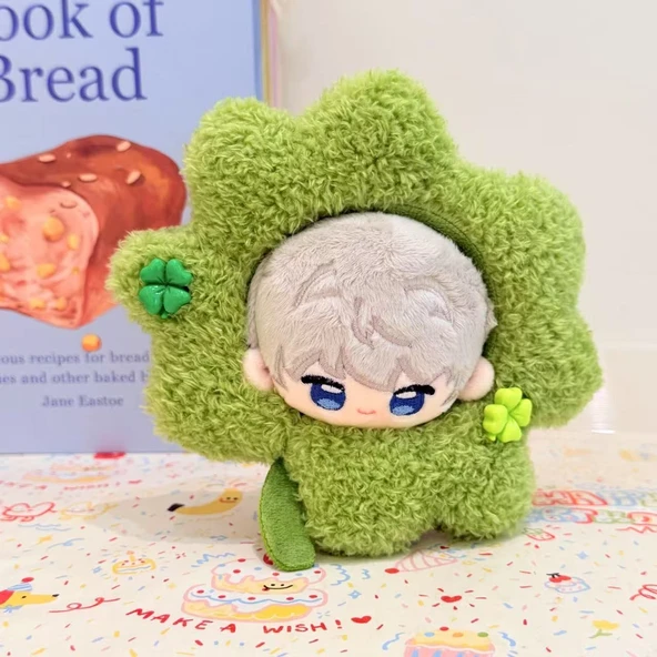 10cm Oyuncak Bebek Yonca Taç - Koyu Pembe Kiraz Çiçeği - 3