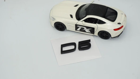 DK Tuning D5 Küçük Boy Bagaj Yazı Logo Volvo ile Uyumlu - 3