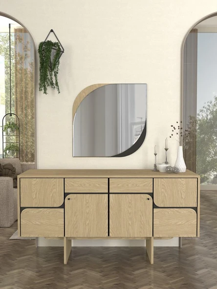 Dekorister Lava Konsol Rota - Antrasit 150cm - 6