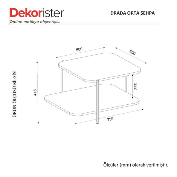 Dekorister Drada Orta Sehpa Senkronsiyah - 8