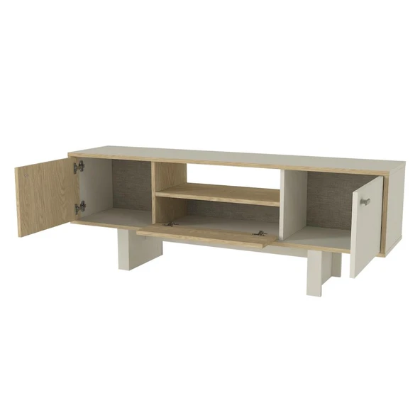 Dekorister Selinos Tv Sehpası Kumtaşı - Rota 150cm - 6