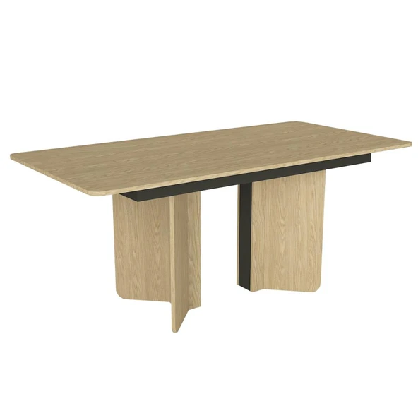 Dekorister Lava Yemek Masası Rota - Antrasit 180cm - 5