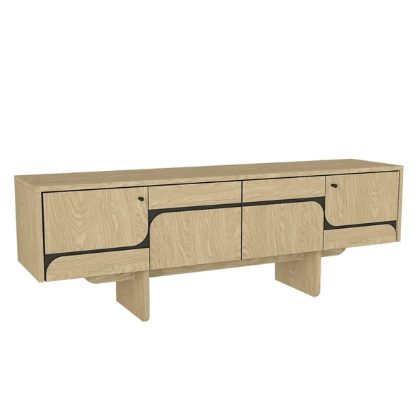 Dekorister Lava Tv Sehpası Rota - Antresit 150cm - 7