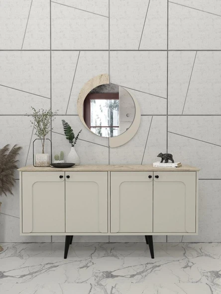 Dekorister Sevilla Konsol Kumtaşı - Traverten 150cm - 5