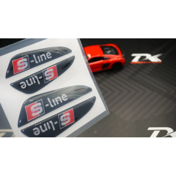 Audi S Line Logo Kapı Kenarı Koruma Damla Desen 3M Band ürün görseli