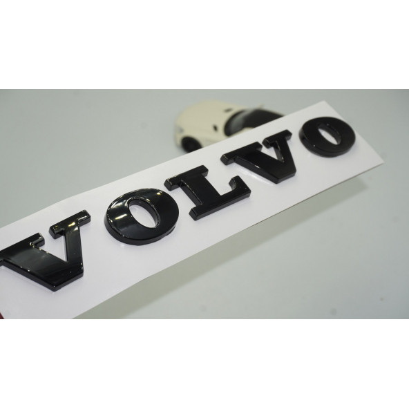 DK Volvo Bagaj Kapağı Siyah 3M 3D Yazı Logo Amblem Orjinal Ürün