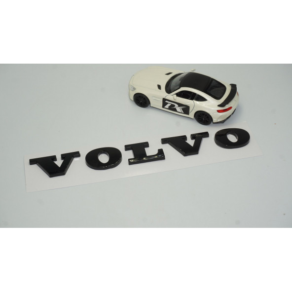 DK Volvo Bagaj Kapağı Siyah 3M 3D Yazı Logo Amblem Orjinal Ürün - 2