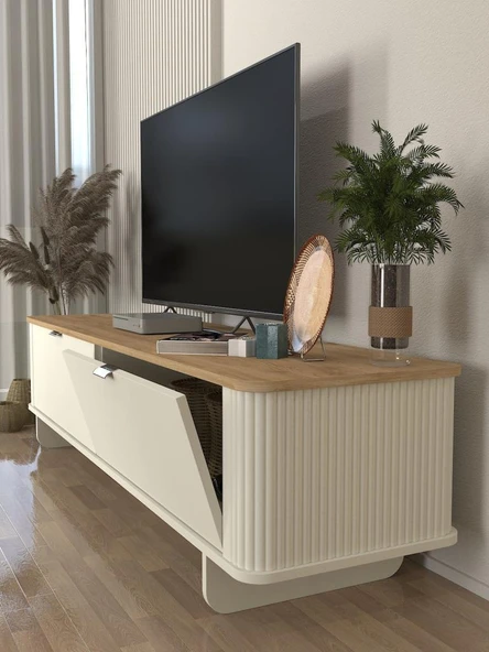 Dekorister Bohema Tv Sehpası Aytaşı - Sepet 180cm - 4