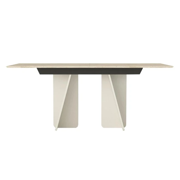Dekorister Sevilla Yemek Masası Kumtaşı - Traverten 180cm - 6