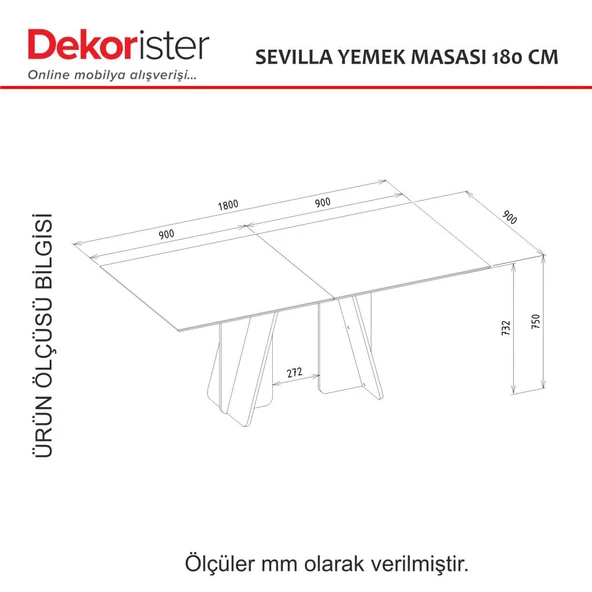 Dekorister Sevilla Yemek Masası Kumtaşı - Traverten 180cm - 8