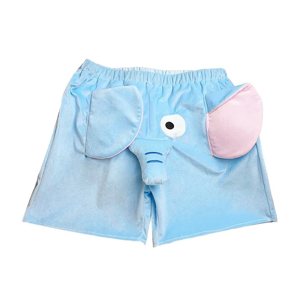 Fil Peluş Oyuncak Pantolon - Pembe - Small (50-75 kg) - 10