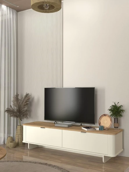 Dekorister Bohema Tv Sehpası Aytaşı - Sepet 180cm - 2