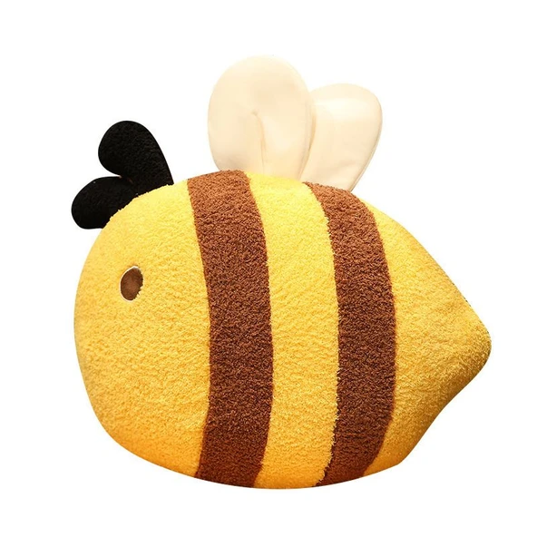 Arı Tasarımlı Peluş Yastık - 50cm - Arı - 9