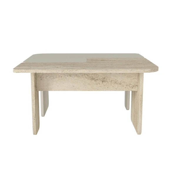 Dekorister Sevilla Orta Sehpa Kumtaşı - Traverten - Resim 9