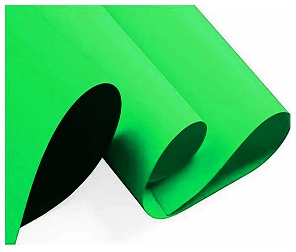 Fon Kartonu 50X70 Koyu Yeşil 160 gr Rulo Şeklinde - 10 adet