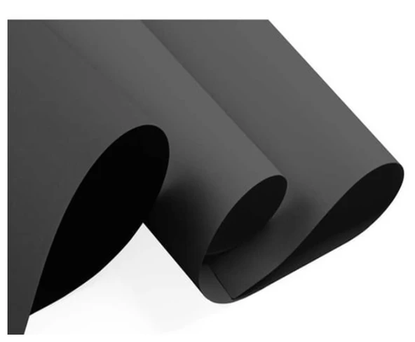 Fon Kartonu 50X70 Siyah 160 gr Rulo Şeklinde - 10 adet