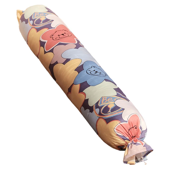 Peluş Şeker Uzun Yastık - Yıldız Ayı - 75cm - 12