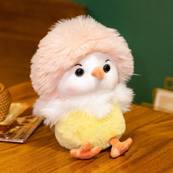 Pembe Civciv Peluş Oyuncak - 28cm
