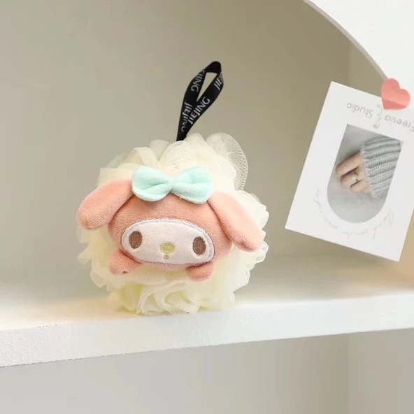 Çizgi Film Kafalı Banyo Lifi - Pompompurin - 3