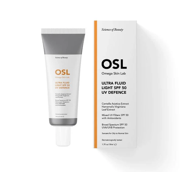 Osl Omega Skin Lab Ultra Fluid Light SPF 50+ UV Defence 50 ml - 2