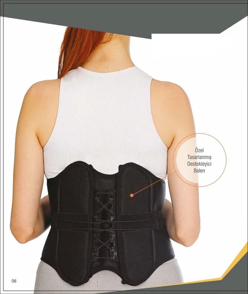 Özel tasarlanmış Destekleyici Elastik Lumbocomfort Unisex Bel fıtığı ve Karın Korsesi - 2