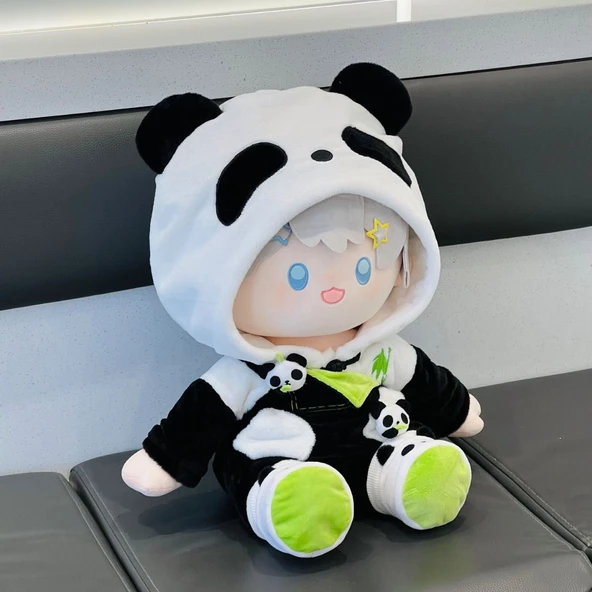 Panda Peluş Oyuncak Bebek Kıyafeti - 20cm için Uygun - 7