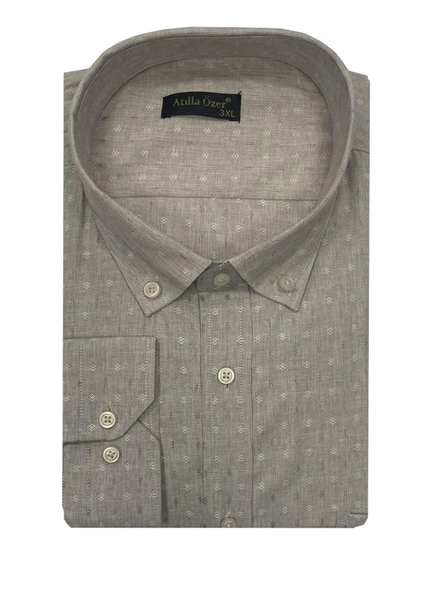 Atilla Özer Büyük Beden Klasik Erkek Gömlek 7322