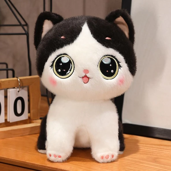 Siyah Duoduo Kedi Peluş Oyuncak - 28cm