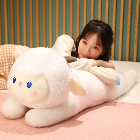 Yıldız Ay Koyun Peluş Oyuncak Bebek - 110cm